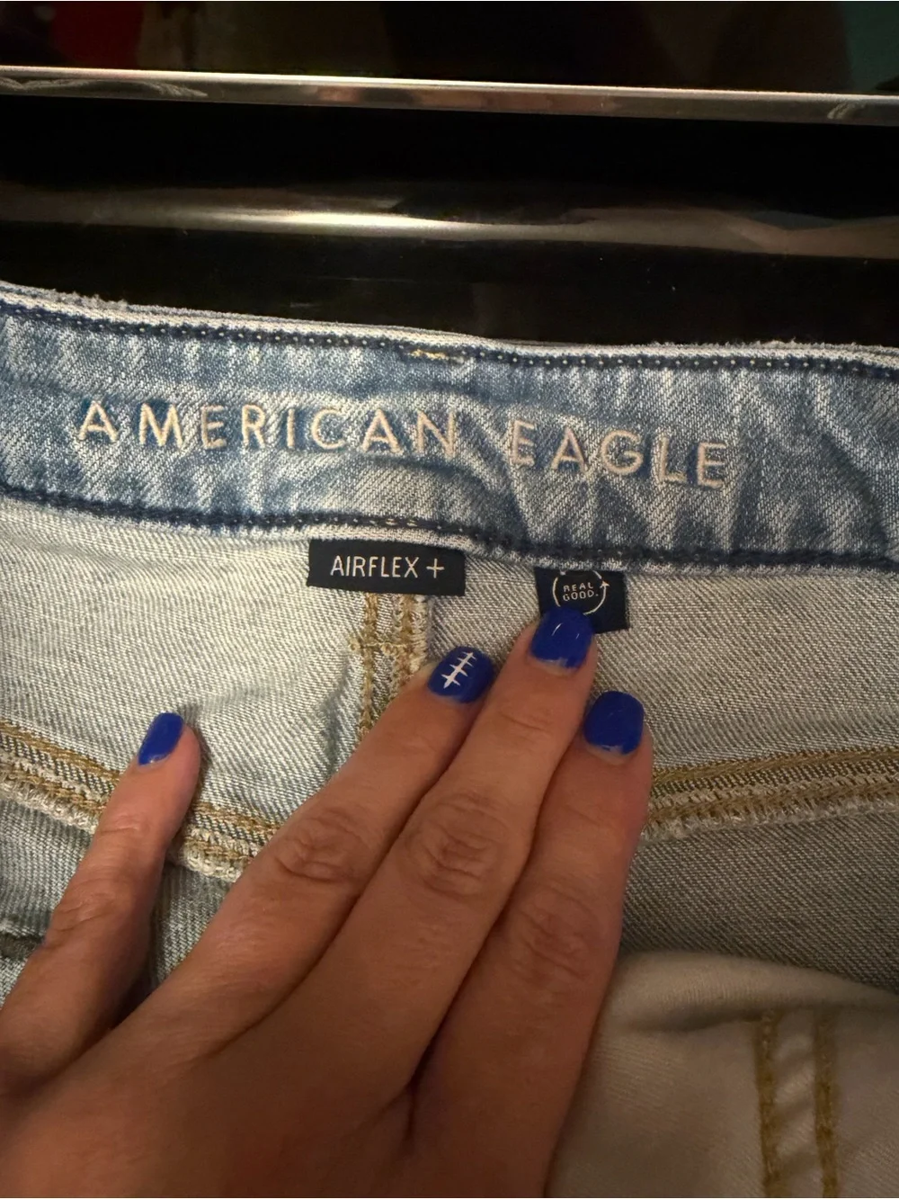 American Eagle Outfitters Light Blue Straight Jeans